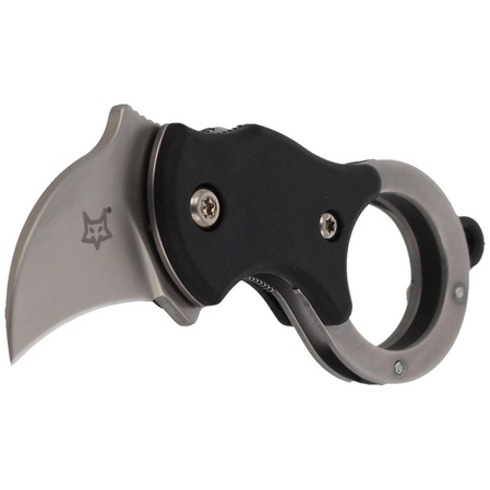 FOX Mini-KA Folding Knife FRN Black, Bead Blasted (FX-535)