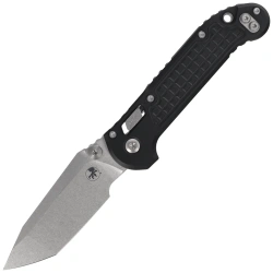 Microtech LUDT Ram-Lok T/E Knife Black Frag Aluminum, Stonewashed M390MK by Tony Marfione (1136RL-10FR)
