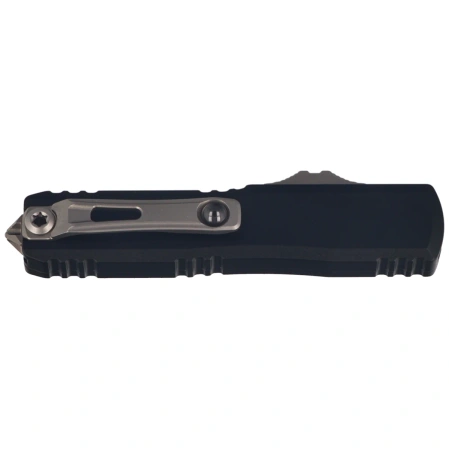 Microtech UTX-70 Gen IV T/E OTF Knife Black Aluminum, Stonewashed M390MK by Tony Marfione (11494-10)