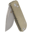 BlackFox NU-Bowie Green Micarta, Coarse Stone Washed D2 by Keanu Alfaro (BF-758-MI)