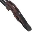 WeKnife Arrakis LE Black Titanium / Copper Foil Carbon Fiber, Black Stonewashed / Satin Vanax by Elijah Isham (906CF-E)