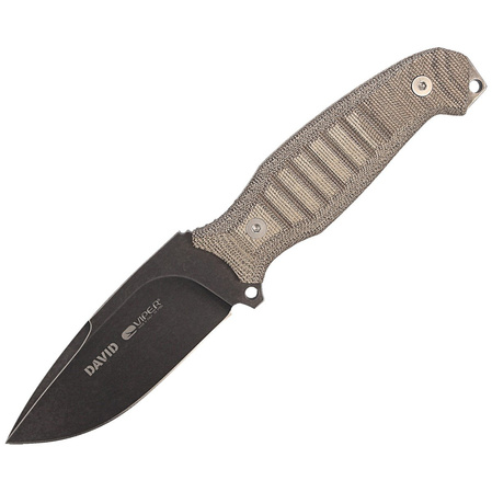 Viper Knife David Evolution Green Canvas Micarta, DSW by Rumici (VT4002ECG)
