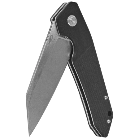 Nóż składany Bestech Barracuda Black G10, Stonewashed/Satin D2 (BG15A-1)