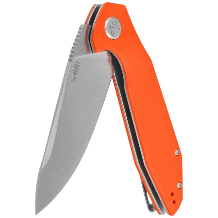 Nóż składany Kubey Nova KU117M, Orange G10, Satin 14C28N