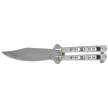 Martinez Albainox Balisong Knife Chrome Zamak, Mirror 3Cr13Mov (02053-C)