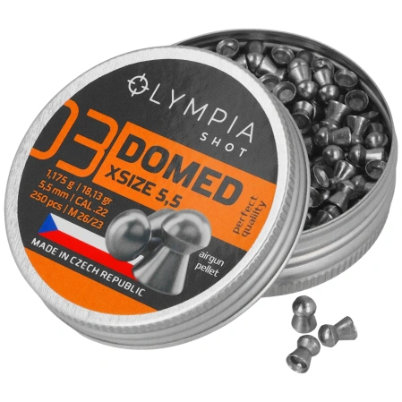 JSB Olympia Shot Domed XSize Heavy Pellets 5.50 mm, 1.175 g, 250 pcs (500285-250)