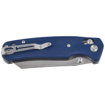 Bestechman Cicada's Wing Knife Blue Micarta, Satin 10Cr15MoV (BMK06-M-1)