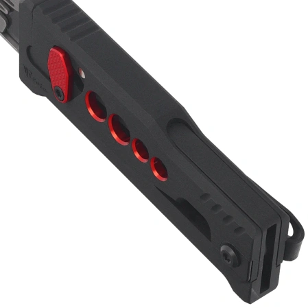 Reate EXO-U Utility Knife Black-Red Speedhole Aluminium, Stainless Steel (EXO-U SBK.RD)