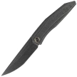 WE Knife Cybernetic LE No 201/205 Black Etching Pattern Titanium, Black Stonewashed CPM 20CV (WE22033-4)