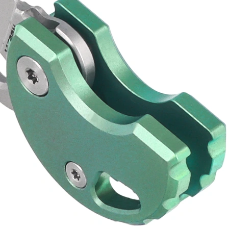 Bestechman Turtle Knife Green Titanium, Bead Blasted 14C28N (BM20D)
