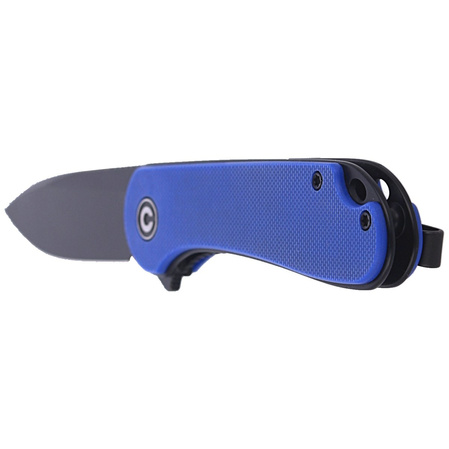 Nóż składany CIVIVI Elementum Flipper Blue G10, Black Stonewashed (C907X)