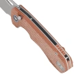 Nóż składany Remette Camel Micarta CNC, Sandblasting 14C28N (RTCMLF)