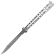 Nóż składany motylek Martinez Albainox Big Balisong Chrom Zamak, Mirror 3Cr13Mov (02052-C)