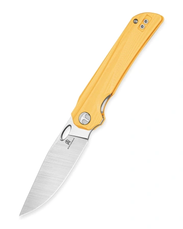 Bestechman Smuga Knife Yellow G10, Satin AEB-L by Kombou (BMK22B)