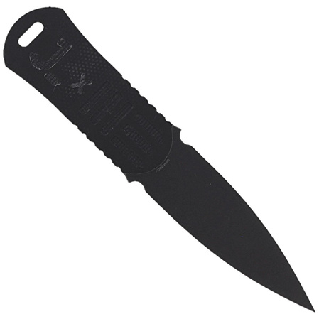 We Knife OSS Dagger Black G10, Black Stonewashed by Justin Lundquist (2017E)