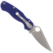 Spyderco Para Military 2 Knife Dark Blue G10, Satin CPM S110V by Sal, Eric Glesser (C81GPDBL2)