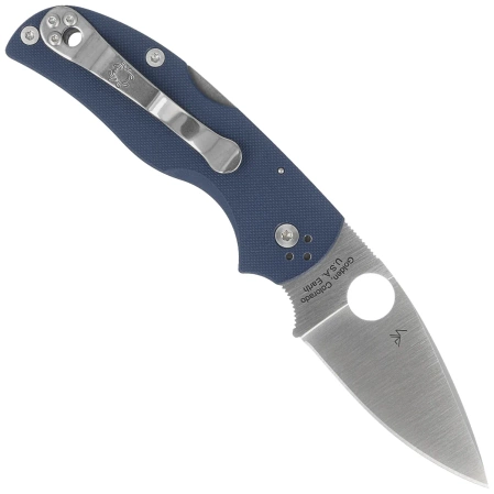 Nóż składany Spyderco Native 5 Cobalt Blue G10, Satin CPM SPY27 by Sal Glesser (C41GPCBL5)