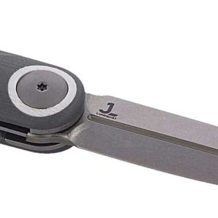 We Knife Eidolon Dagger Gray G10, Stonewashed by Justin Lundquist (WE19074 B-A)