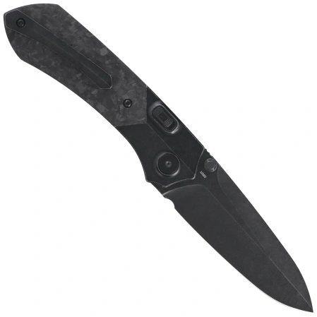 Nóż składany Remette RTPT-ELD Meteor Black Titanium / Carbon Fiber, Titanium Plating M390 (RTPT-ELD)