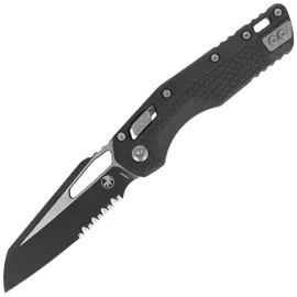 Microtech MSI S/E Knife Black Tri-Grip Polymer, Black P/S M390MK by Tony Marfione (210T-2PMBK)