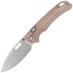 Nóż składany Kizer Outposter Brown Norplex UltreX Micarta, Satin Nitro-V (V3802BDA1)