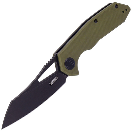 Nóż składany Kubey Knife New Vagrant Tan G10, Darkwashed AUS-10 (KU291E)