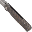 Nóż składany Kubey KB Knives Albatross Flamed Titanium, Silver Bead Blasting M390 by Ray Laconico (KB471B)