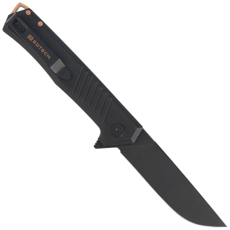 Tekto F1 Alpha Eotech Edition Knife Black G10, Bronze HW, Black D2