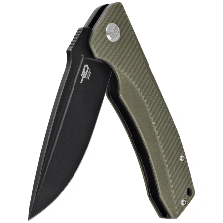 Nóż składany Bestech Mako Green G10, Black Stonewashed K110 (BG27D)