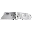Nóż składany Kizer Uti Bear 1 White Acrylic, Bead Blasted SK5 / 50Cr15MoV by Azo (V3619JA5)