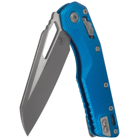 Nóż składany Microtech MSI Ram-Lok S/E Fluted Blue Aluminium, Apocalyptic M390MK by Tony Marfione (210-10APFLBL)