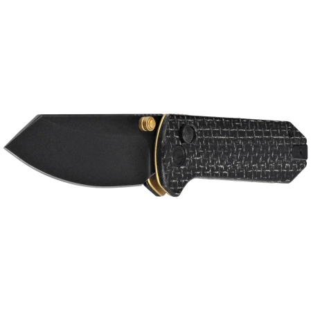 Nóż składany Civivi Yonder Black Burlap Micarta, Black Stonewashed 14C28N by Zac Whitmore (C23073B-2)