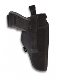Barbaric Auto 3''- 4'' Holster for Beretta, Walther, HK, Glock Padded Snap Closure, Black Nylon (22103)