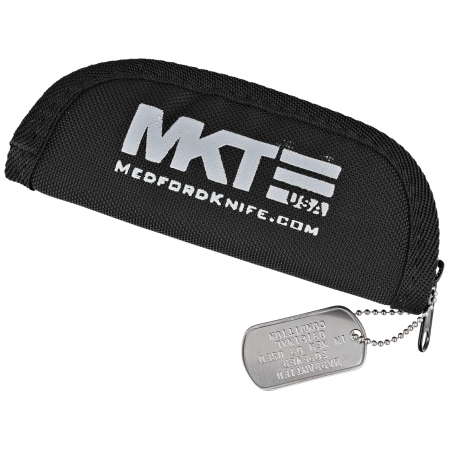 Nóż składany Medford Praetorian Swift FL Flipper Drop Point Blue Aluminium, Tumbled S45VN by Greg Medford