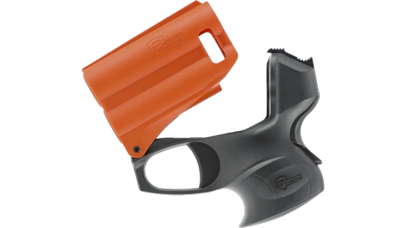 Umarex P2P PGS II KIT Pepper Spray Launcher with Torch, Black-Orange (2.2058-1)