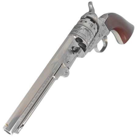 Rewolwer Pietta 1851 Colt Navy Yank Steel London Gettysburg Old Silver .44 (YAL44ST/OS/GTS)