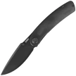 Kubey Momentum Knife Black DLC Titanium, Black DLC M390 by Sherif Manganas (KB386D)