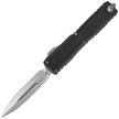 Microtech Ultratech Gen IV D/E OTF Knife Black Aluminum, Stonewashed M390MK by Tony Marfione (11224-10)