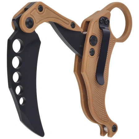 Nóż grawitacyjny Reate EXO-K Gravity Karambit Blue Aluminium, Black PVD N690 (EXO-K BLU.PVD)