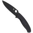 Spyderco Resilience Lightweight, Black Blade Plain 8Cr13MoV Folding Knife (C142PBBK)