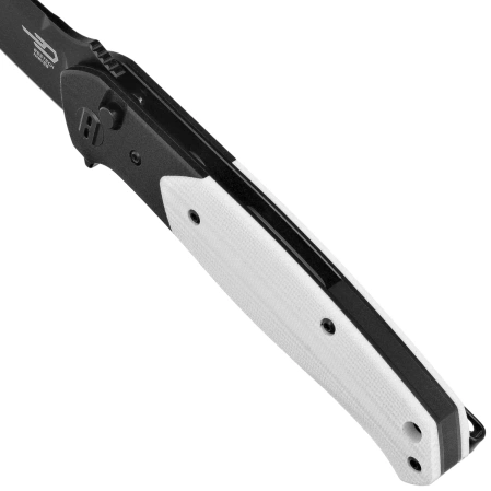 Bestech Swordfish Knife Black/White G10, Black PVD 14C28N (BG62A)