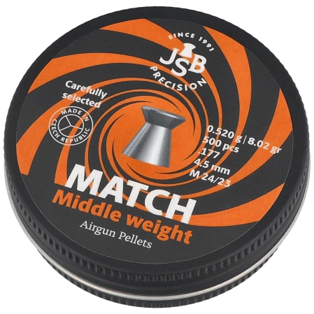 Śrut JSB Match Middle Weight 4.51 mm, 500 szt. (000016-500)
