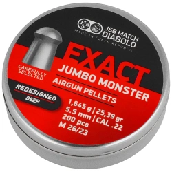Śrut JSB Exact Jumbo Monster ReDesigned Deep 5.52 mm, 200 szt. (546188-200)