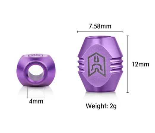 Koralik Bestechman, Purple Titanium by Ostap Hel (BM18D)