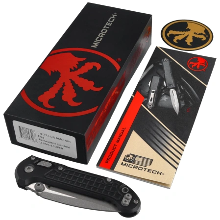 Microtech LUDT Gen III Ram-Lok S/E Knife Black Frag Aluminum, Apocalyptic M390MK by Tony Marfione (1135RL-10APFR)