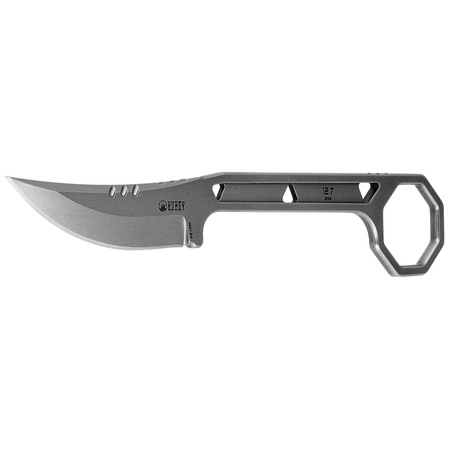 Kubey Knife 12.7 Trailing Steel Handle, Bead Blasted 14C28N by HYDRA Design (KU362)