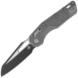 Microtech MSI S/E Knife Natural Clear Frag Aluminium, Black M390MK by Tony Marfione (210-1FRNC)
