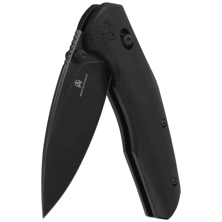 Nóż składany Bestechman Ronan Black G10, Black PVD Stonewashed 14C28N (BMK02N)