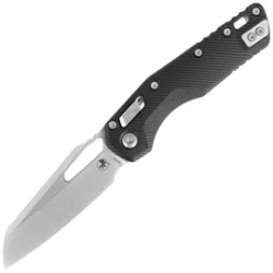 Microtech MSI S/E Knife Black Fluted Aluminum, Stonewashed M390MK by Tony Marfione (210-10FL)