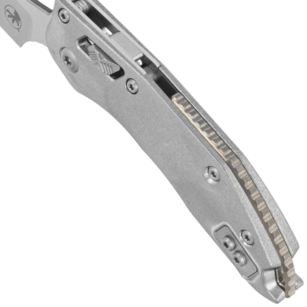 Nóż składany Microtech Marfione Select Stitch Ram-Lok S/E Titanium, Stonewashed M390MK by Borka Blades and Tony Marfione (169RL-10MS1)